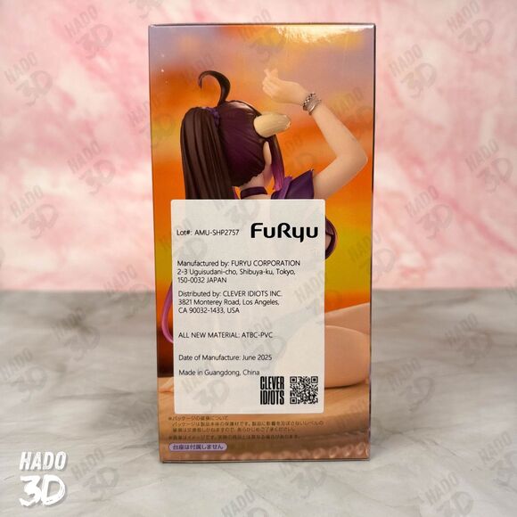 Overlord Albedo Swimsuit Figure Dark Purple Ver Noodle Stopper New in Box US - Picture 3 of 7